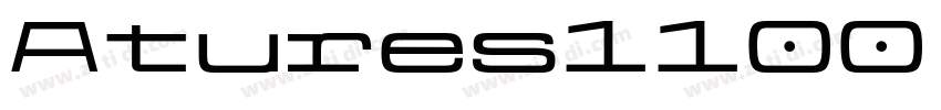 Atures1100 Italic字体转换